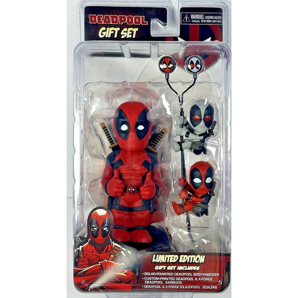 NECA Marvel Deadpool Limited Edition Gift Set Body Knockers Scalers‎ Earbuds